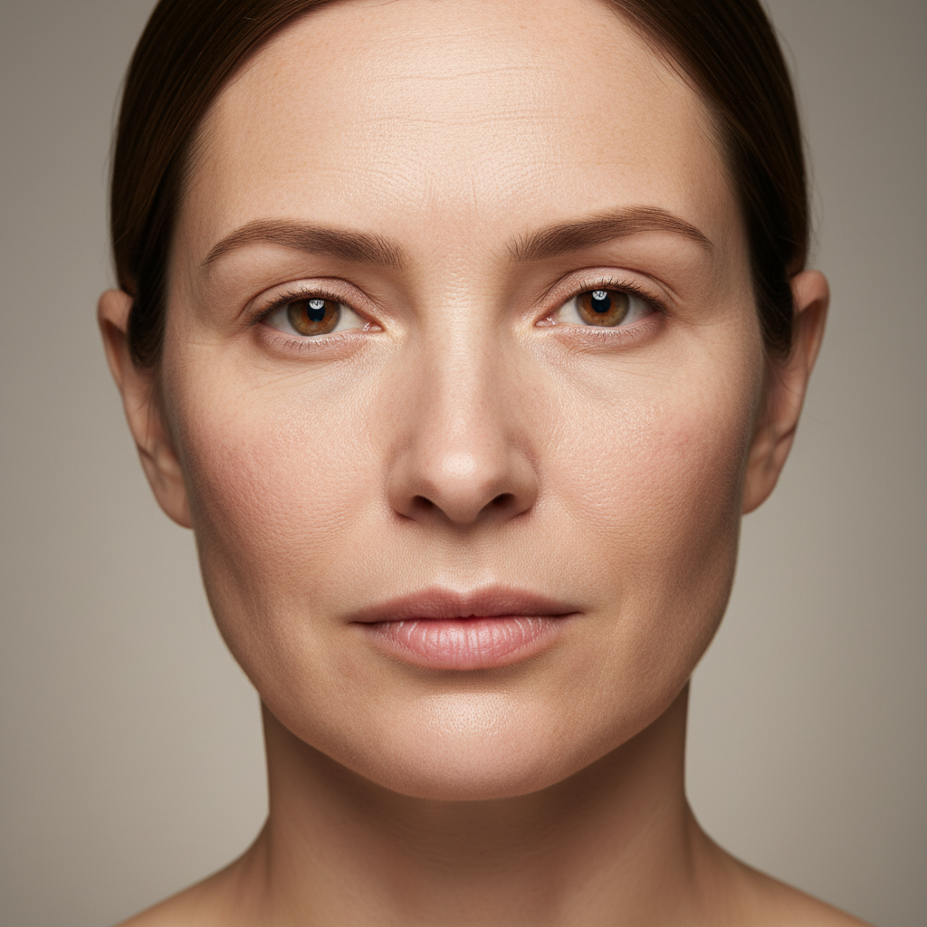 Femme peau déshydratée