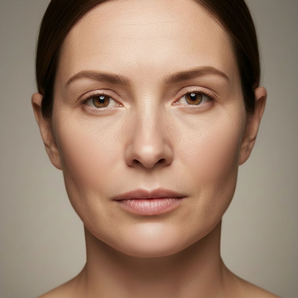Femme peau hydratée
